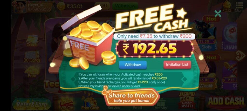 Teen Patti Gold 51 Bonus